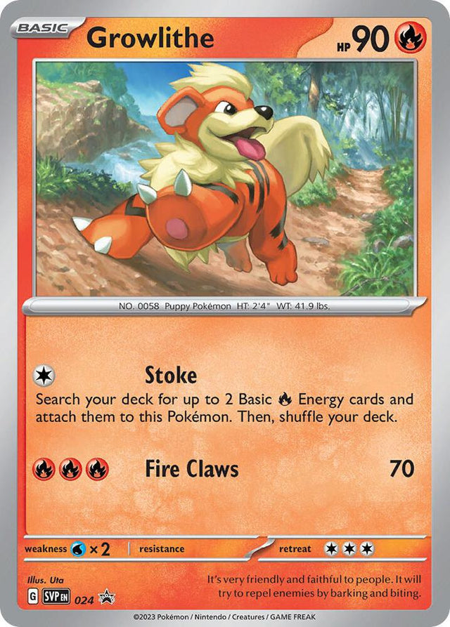 Growlithe 024 - Pokemon TCG Scarlet & Violet Promos card