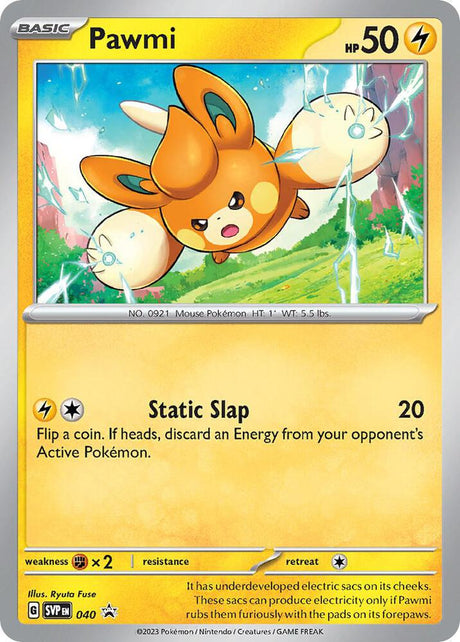 Pawmi 040 - Pokemon TCG Scarlet & Violet Promos card