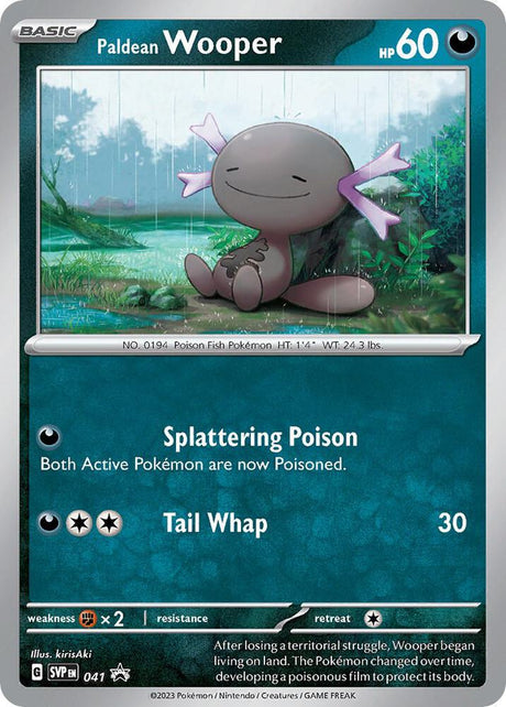 Paldean Wooper 041 - Pokemon TCG Scarlet & Violet Promos card