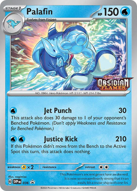 Palafin (Prerelease) 036 - Pokemon TCG Scarlet & Violet Promos card