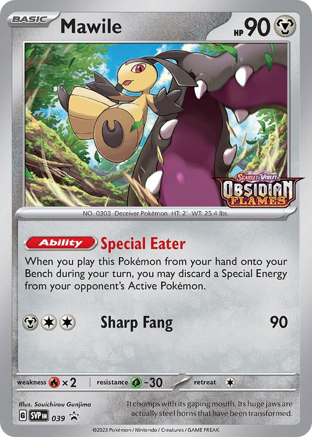 Mawile (Prerelease) 039 - Pokemon TCG Scarlet & Violet Promos card