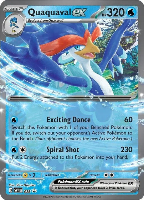 Quaquaval ex 035 - Pokemon TCG Scarlet & Violet Promos card