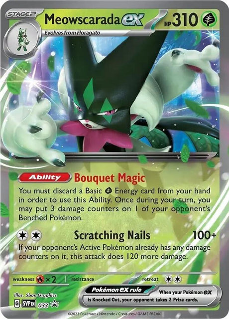 Meowscarada ex 033 - Pokemon TCG Scarlet & Violet Promos card