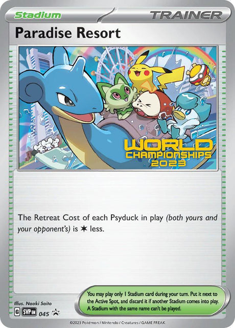 Paradise Resort (World Championships 2023) 045 - Pokemon TCG Scarlet & Violet Promos card