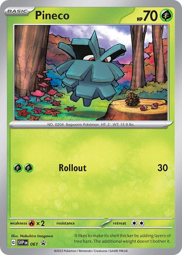 Pineco 061 - Pokemon TCG Scarlet & Violet Promos card