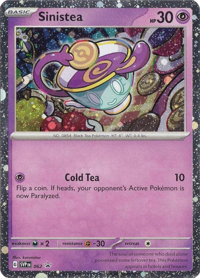 Sinistea 062 - Pokemon TCG Scarlet & Violet Promos card