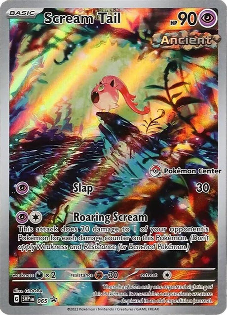 Scream Tail (Pokemon Center Exclusive) 065 - Pokemon TCG Scarlet & Violet Promos card