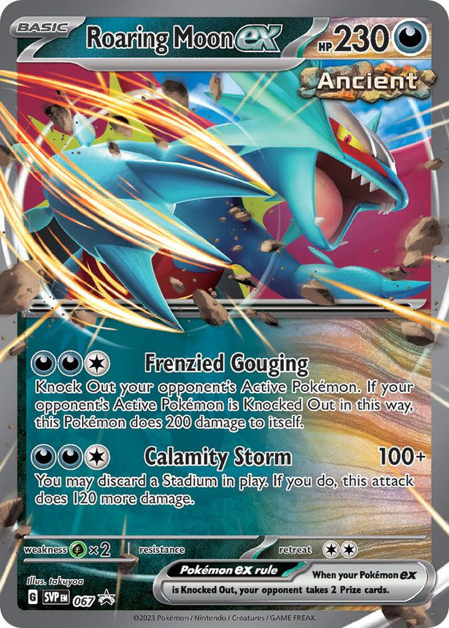 Roaring Moon ex 067 - Pokemon TCG Scarlet & Violet Promos card