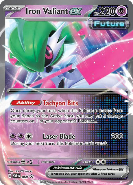 Iron Valiant ex 068 - Pokemon TCG Scarlet & Violet Promos card