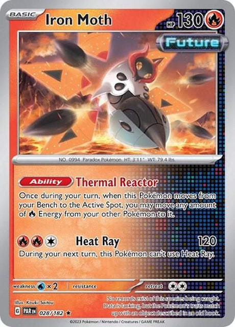 Iron Moth (Cosmos Holo) 028 - Pokemon TCG Scarlet & Violet Promos card