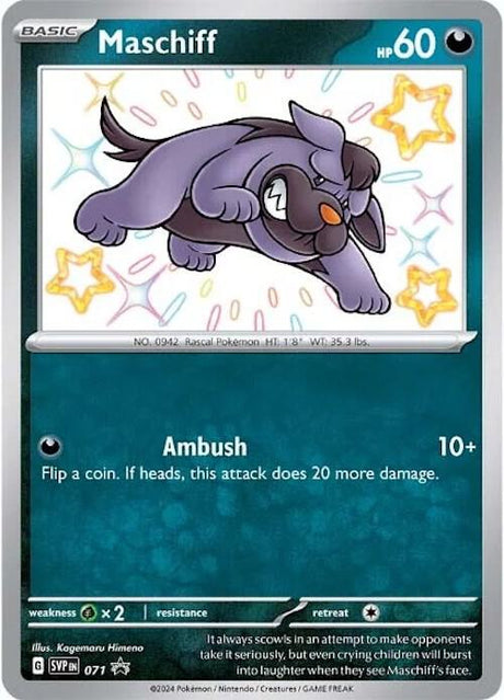 Maschiff 071 - Pokemon TCG Scarlet & Violet Promos card