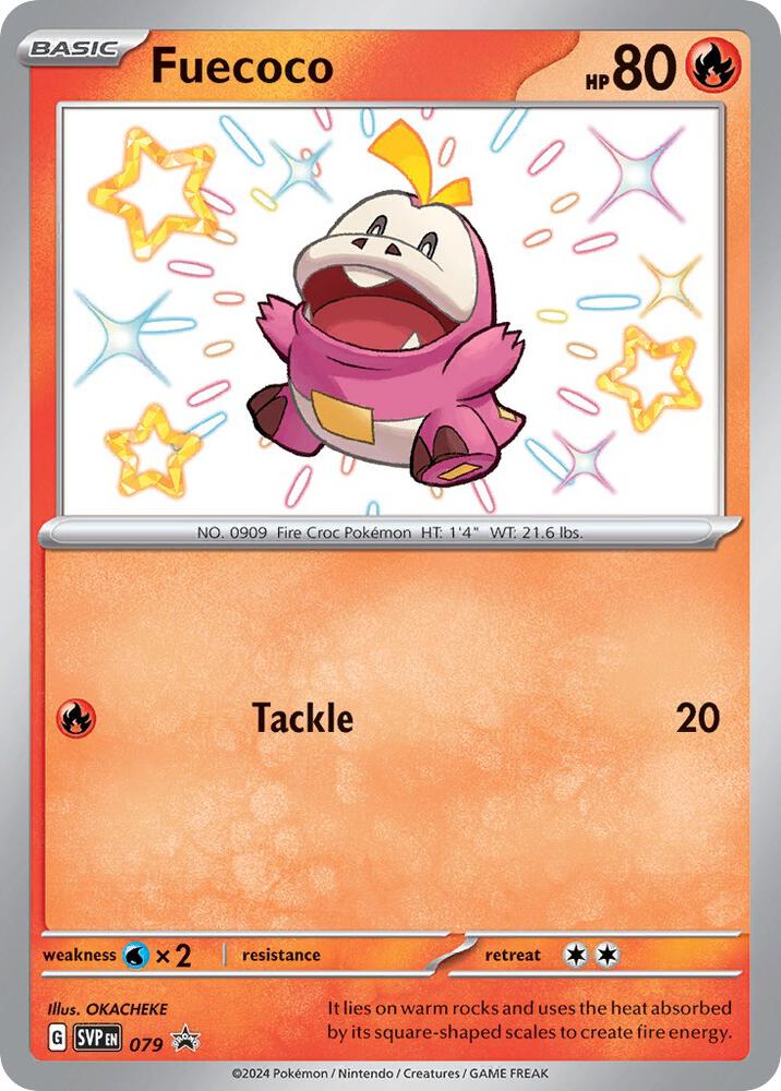 Fuecoco 079 - Pokemon TCG Scarlet & Violet Promos card