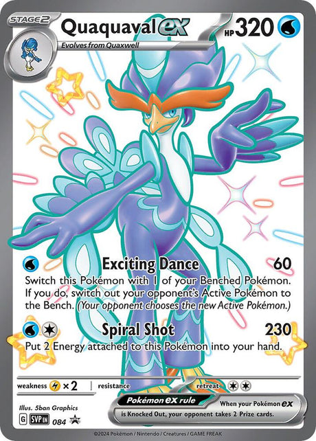Quaquaval ex 084 - Pokemon TCG Scarlet & Violet Promos card