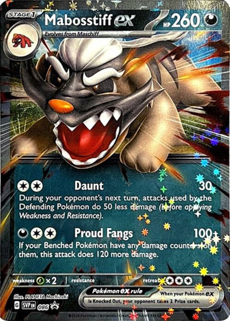Mabosstiff ex 086 - Pokemon TCG Scarlet & Violet Promos card