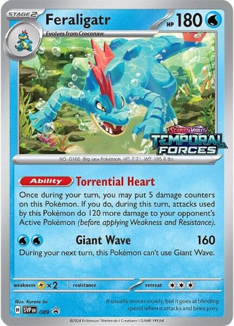 Feraligatr (Prerelease) 089 - Pokemon TCG Scarlet & Violet Promos card
