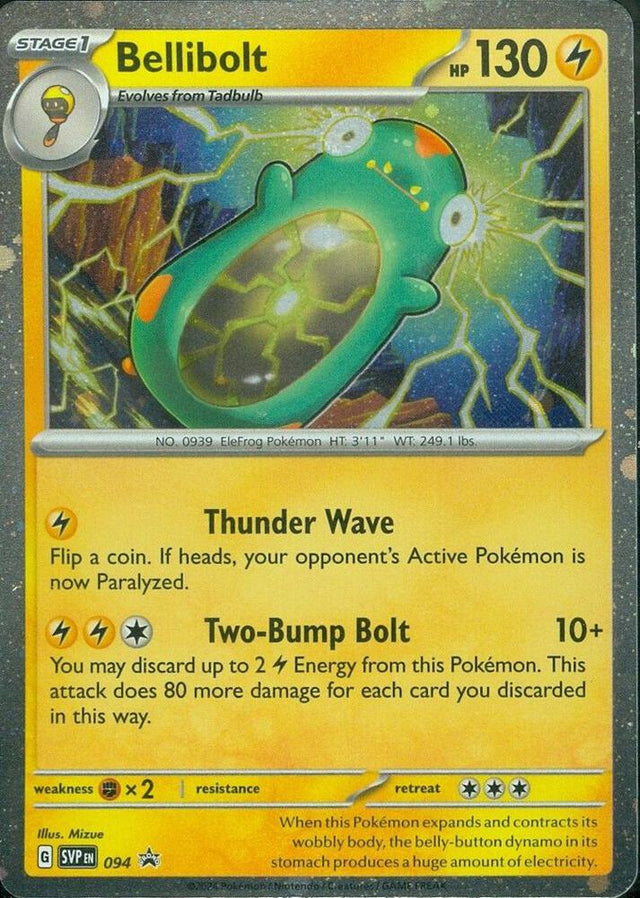 Bellibolt 094 - Pokemon TCG Scarlet & Violet Promos card