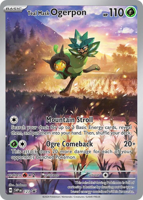 Teal Mask Ogerpon 123 - Pokemon TCG Scarlet & Violet Promos card