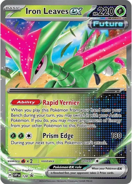 Iron Leaves ex 128 - Pokemon TCG Scarlet & Violet Promos card