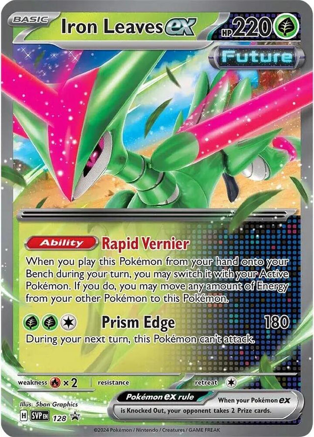 Iron Leaves ex 128 - Pokemon TCG Scarlet & Violet Promos card