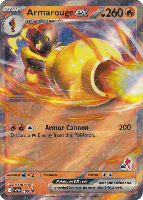 Armarouge ex (Armarouge 60) 105 - Pokemon TCG Scarlet & Violet Promos card
