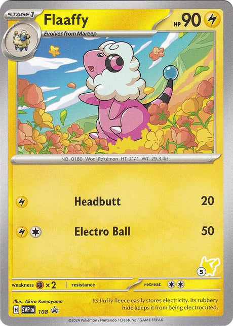 Flaaffy - Pikachu 5 108 - Pokemon TCG Scarlet & Violet Promos card