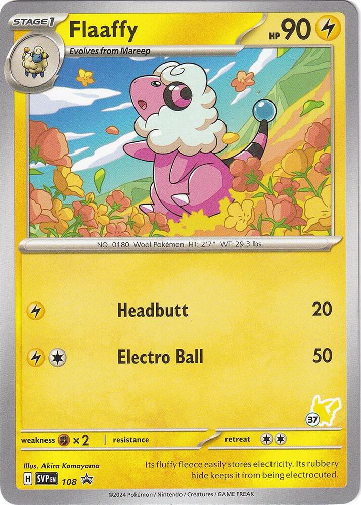 Flaaffy - Pikachu 37 108 - Pokemon TCG Scarlet & Violet Promos card