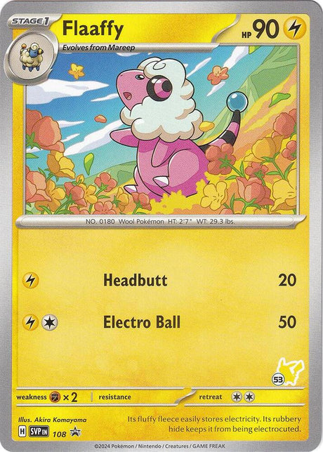 Flaaffy - Pikachu 53 108 - Pokemon TCG Scarlet & Violet Promos card