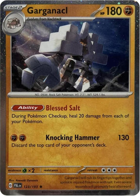 Garganacl (Cosmos Holo) 123 - Pokemon TCG Scarlet & Violet Promos card