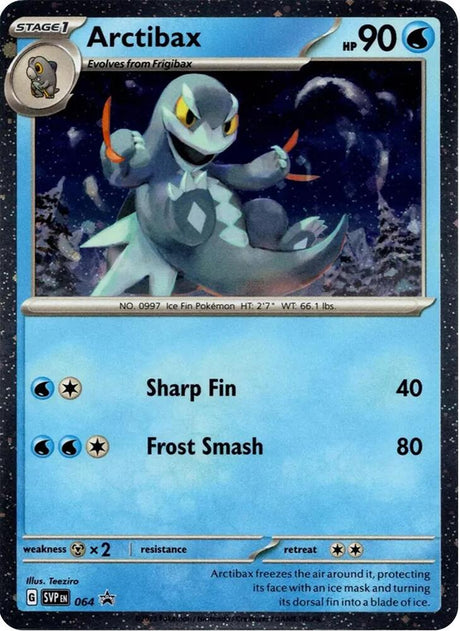 Arctibax (Cosmos Holo) 064 - Pokemon TCG Scarlet & Violet Promos card