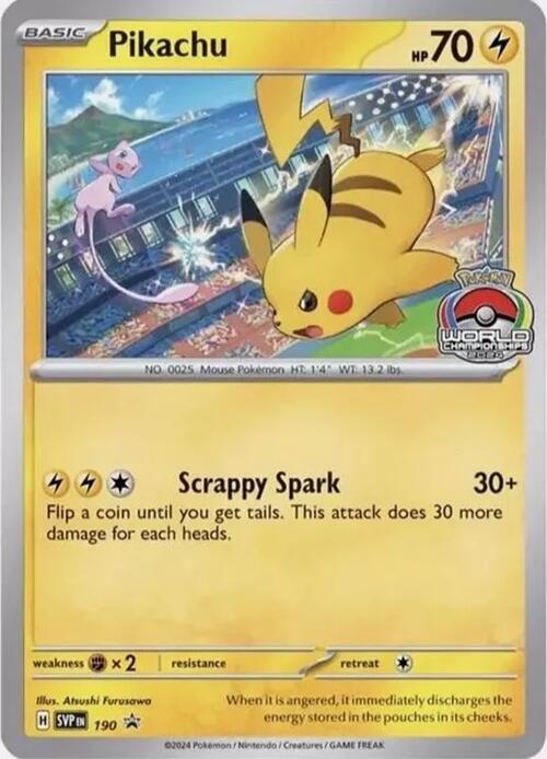 Pikachu 190 - Pokemon TCG Scarlet & Violet Promos card
