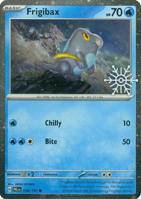 Frigibax (Holiday Calendar) 058 - Pokemon TCG Scarlet & Violet Promos card