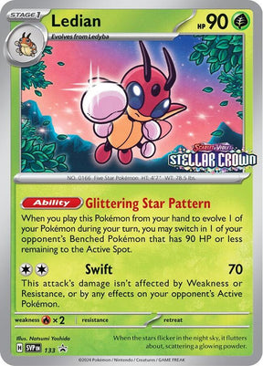 Ledian (Prerelease) 133 - Pokemon TCG Scarlet & Violet Promos card