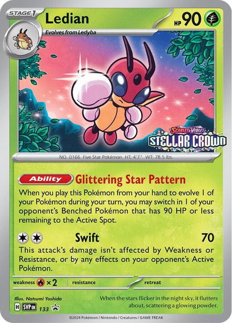 Ledian (Prerelease) 133 - Pokemon TCG Scarlet & Violet Promos card