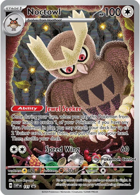 Noctowl (Pokemon Center Exclusive) 141 - Pokemon TCG Scarlet & Violet Promos card