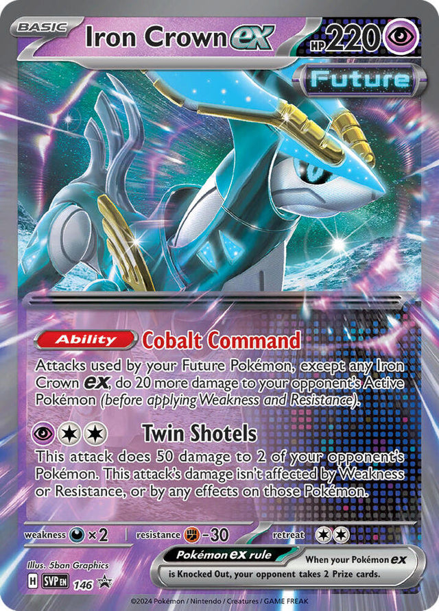 Iron Crown ex 146 - Pokemon TCG Scarlet & Violet Promos card