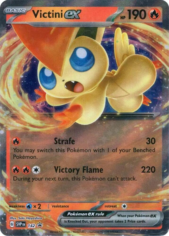 Victini ex 142 - Pokemon TCG Scarlet & Violet Promos card