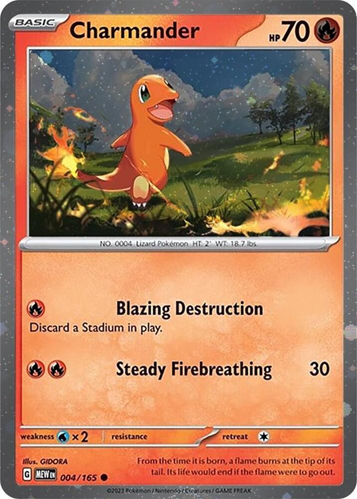 Charmander (Cosmos Holo) 004 - Pokemon TCG Scarlet & Violet Promos card