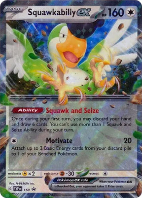 Squawkabilly ex 160 - Pokemon TCG Scarlet & Violet Promos card