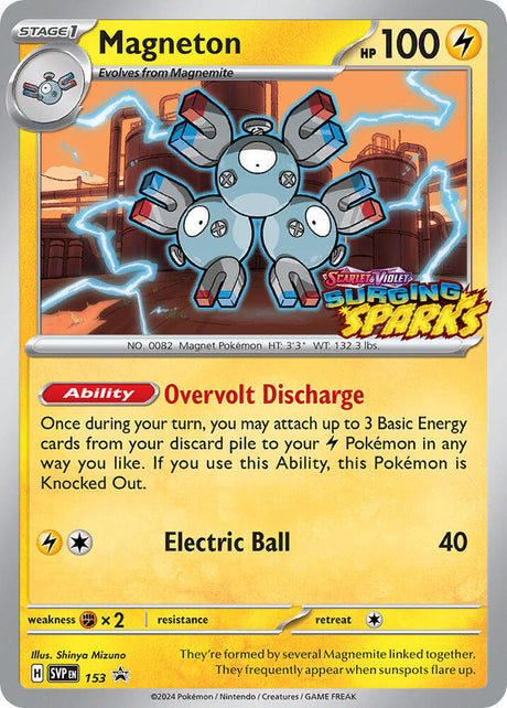 Magneton (Prerelease) 153 - Pokemon TCG Scarlet & Violet Promos card