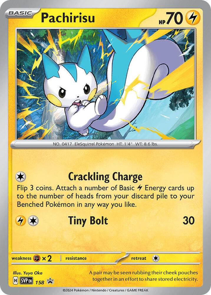 Pachirisu 158 - Pokemon TCG Scarlet & Violet Promos card