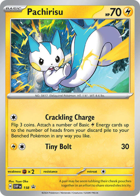 Pachirisu 158 - Pokemon TCG Scarlet & Violet Promos card
