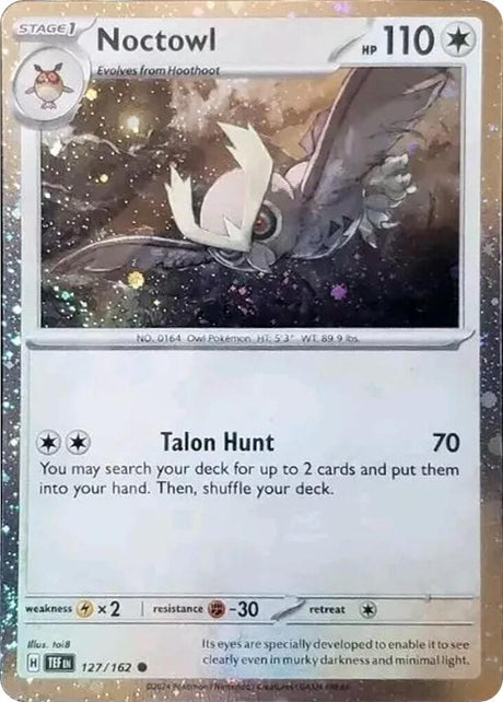Noctowl (Cosmos Holo) 127 - Pokemon TCG Scarlet & Violet Promos card