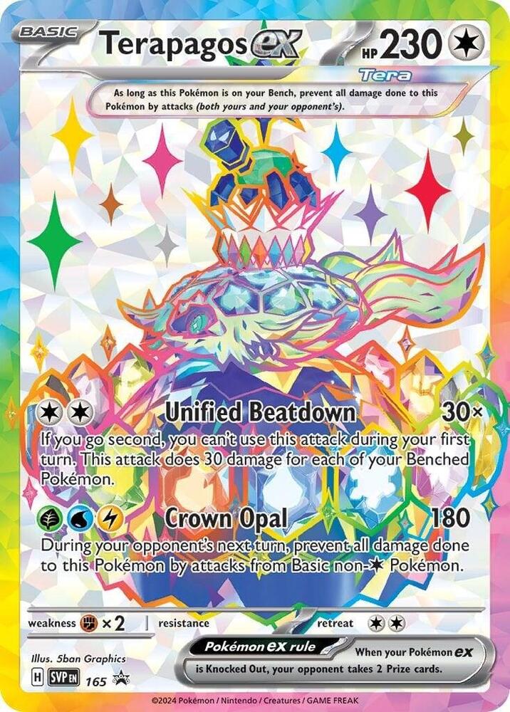 Terapagos ex 165 - Pokemon TCG Scarlet & Violet Promos card
