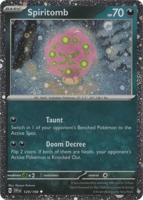 Spiritomb (Cosmos Holo) 129 - Pokemon TCG Scarlet & Violet Promos card