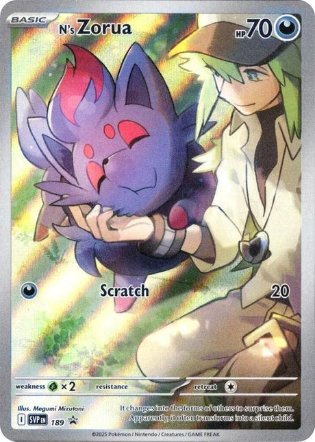 N's Zorua 189 - Pokemon TCG Scarlet & Violet Promos card
