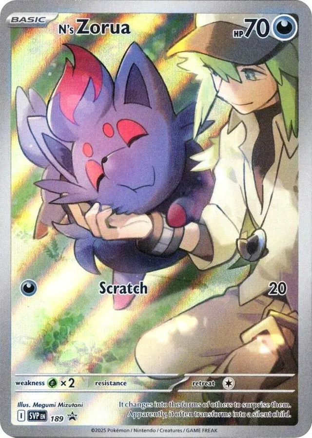 N's Zorua 189 - Pokemon TCG Scarlet & Violet Promos card