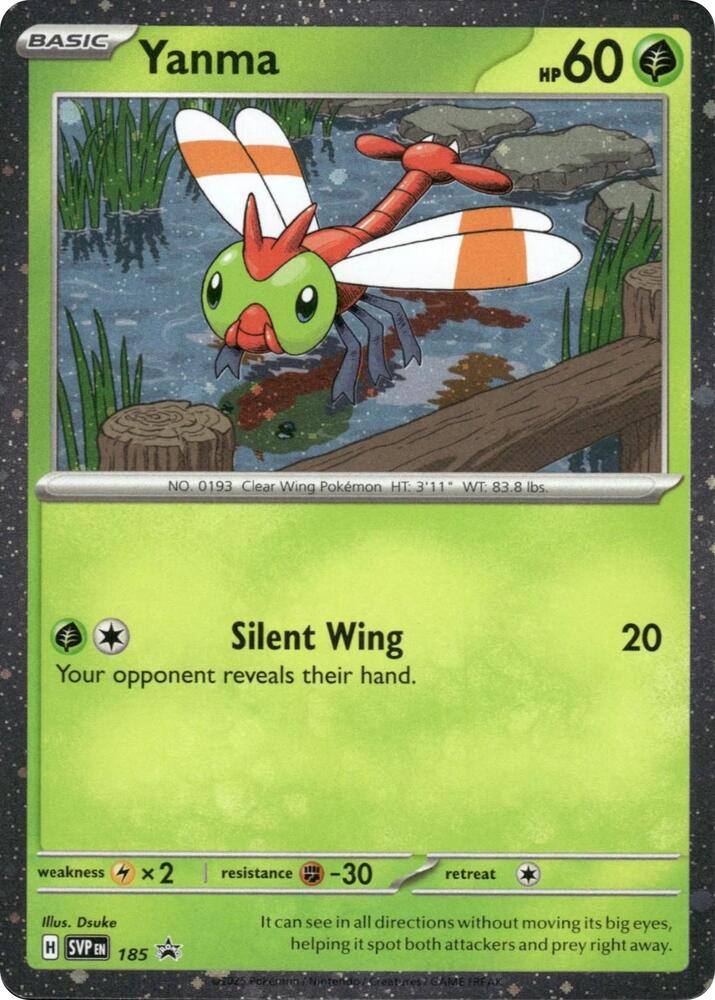Yanma (Cosmos Holo) 185 - Pokemon TCG Scarlet & Violet Promos card