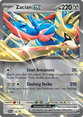 Zacian ex 198 - Pokemon TCG Scarlet & Violet Promos card