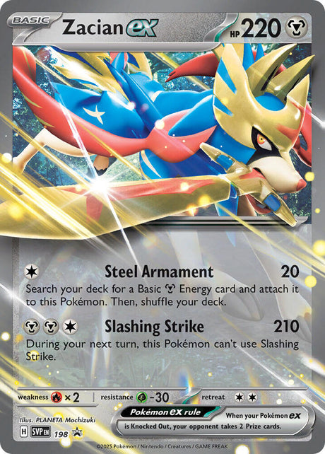 Zacian ex 198 - Pokemon TCG Scarlet & Violet Promos card