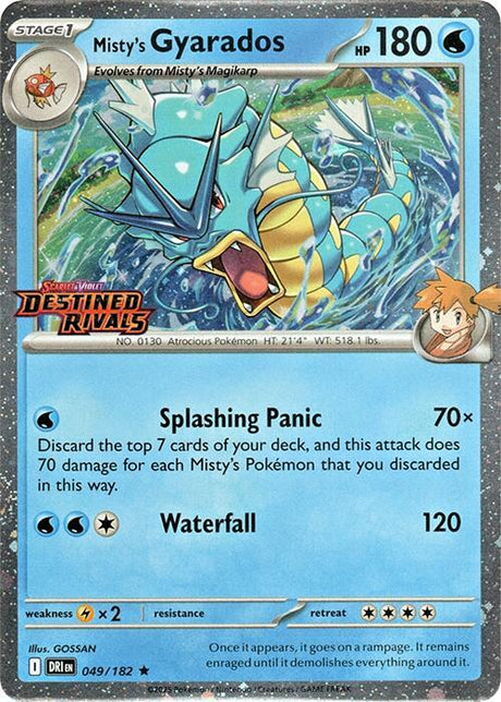 Misty's Gyarados (Prerelease) 049 - Pokemon TCG Scarlet & Violet Promos card